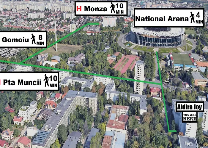 Apartament Aldira Joy Arena Nationala